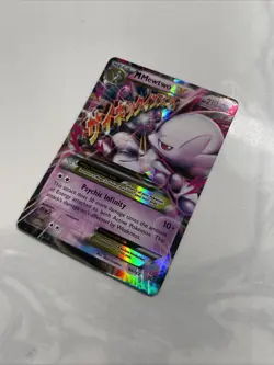 Pokemon M Mega Mewtwo EX Ultra Rare Holo TCG Card 64/162 - Image 2