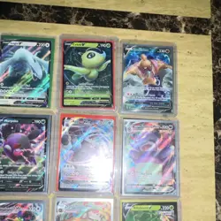 Pokemon TCG 18-Card Lot Sword & Shield English Holo Full Art Lugia V Celebi V - Image 3