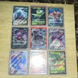 Pokemon TCG 18-Card Lot Sword & Shield English Holo Full Art Lugia V Celebi V - Image 4