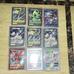 Pokemon TCG 18-Card Lot Sword & Shield English Holo Full Art Lugia V Celebi V - Image 5