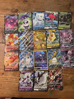 Pokemon Card Lot 18 Holos Full Art - Image 1