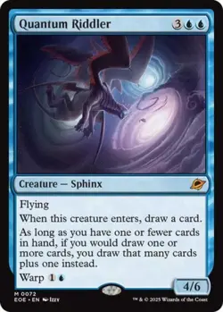 ~ Quantum Riddler ~ NM Foil ~ Edge of Eternities ~ MTG ~ - Image 1