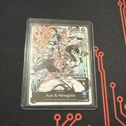 ST22-001 Ace & Newgate (Alt Art) LEADER ONE PIECE Card TCG English - Image 3