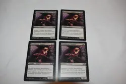 Magic card: 4x Bloodthrone Vampire Black Creature Magic 2011 Steve Argyle - Image 1
