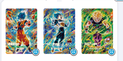 【SAIKYO JUMP】dragon ball super divers cards Goku SOVPJ-02＆Those three - Image 2