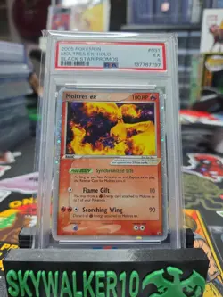 PSA 5 Moltres ex 2005 Black Star Promos 031 Holo Pokemon Card - Image 1