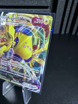 Regieleki VMAX 058/195 Silver Tempest UR Holo Pokemon Card NM Condition - Image 3