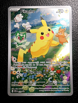 Pokemon TCG, Pikachu 088 Scarlet & Violet Promo Cards Holo Near Mint - Image 1