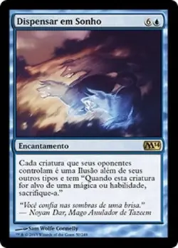 Dismiss into Dream NM M14 MTG Magic The Gathering Blue Portuguese Card - Image 1