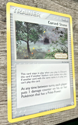 Pokemon Cards: EX Legend Maker Reverse Holo: Cursed Stone 72/92 NM - Image 3