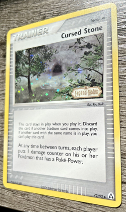 Pokemon Cards: EX Legend Maker Reverse Holo: Cursed Stone 72/92 NM - Image 5