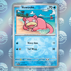 Slowpoke Master Ball Pattern 018/131 (Prismatic Evolutions) Near Mint NM Card - Image 1