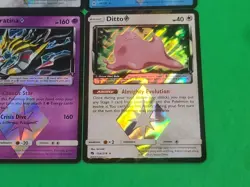 Rare Pokemon Lot of 4 Prism Star Cards Ditto, Giratina, Jirachi, Volcanion NM-M - Image 4