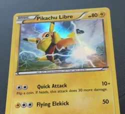 Pokemon Pikachu Libre 30/30 Holo Basic Card XY Trainer Kit English 2016 - Image 5