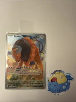 Tauros 096/086 Illustration Rare 2026 Pokemon Chaos Rising Full Art Card NM - Image 4
