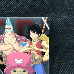 Monkey D Luffy Onepiece wafer Card No.017 Morinaga Very Rare Japanese Japan F/S4 - Image 4