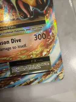 Pokemon TCG Mega-Charizard-EX Holo Rare Card Evolutions 13/108 - Image 3