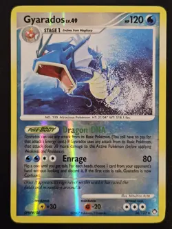 Gyarados 26/123 DP Mysterious Treasures Reverse Holo Rare Pokemon Card - Image 1