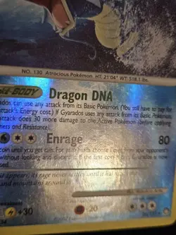 Gyarados 26/123 DP Mysterious Treasures Reverse Holo Rare Pokemon Card - Image 3