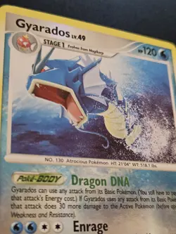 Gyarados 26/123 DP Mysterious Treasures Reverse Holo Rare Pokemon Card - Image 5
