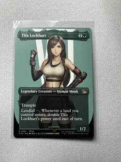 Magic: The Gathering Final Fantasy Tifa Lockhart [Borderless] #391 FIN - Image 1