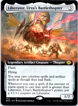Liberator, Urza's Battlethopter (Extended Art) The Brothers' War, 364 NM - Image 1