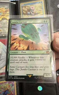 Jumbo Cactuar Final Fantasy Regular 0191 B56 - Image 1