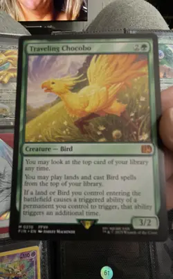 Traveling Chocobo Final Fantasy Regular 0210 MTG B59 - Image 1