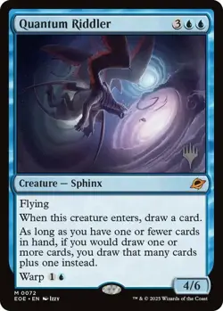 [1x] Quantum Riddler - Foil - Promo Pack Near Mint, English Edge of Eternities P - Image 1