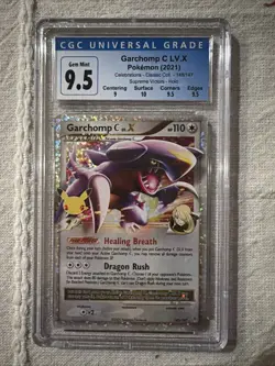 Garchomp C LV.X 2021 Pokemon Celebrations PSA CGC 10 Gem Mint w/ Subgrades #145 - Image 1