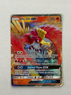 Ho-Oh GX - SM57 Holo Promo Sun & Moon Promo Pokemon Near Mint - Image 1