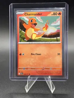 Pokemon Charmander 020/217 Cosmos Holo Promo Ascended Heroes Tech Sticker - Image 1