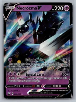 Necrozma V 063/163 Holo V Rare Battle Styles Pokemon Near Mint - Image 1