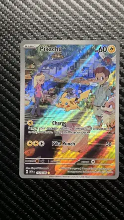 Pokemon Pikachu 173/165 SV Scarlet & Violet 151 Illustration Rare Holo TCG NM++ - Image 1