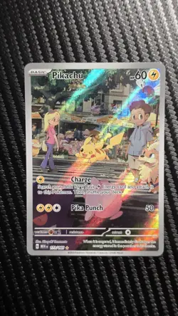 Pokemon Pikachu 173/165 SV Scarlet & Violet 151 Illustration Rare Holo TCG NM++ - Image 2