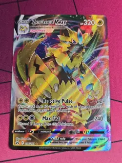 Pokemon TCG Zeraora VMAX Crown Zenith 054/159 Holo Ultra Rare Full Art NM - Image 1