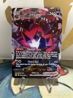Eternatus VMAX TG22/TG30 SWSH Lost Origin Trainer Gallery Ultra Rare Pokemon NM - Image 1