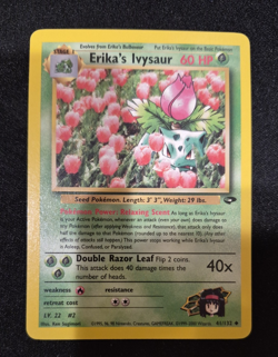 Erika's Ivysaur 41/132 Gym Challenge LP Uncommon WOTC Pokemon TCG Vintage - Image 1
