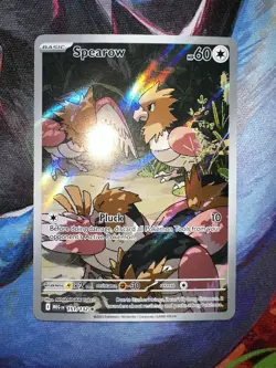 Pokemon TCG Spearow 151/132 Mega Evolution Illustration Rare NM Holo - Image 1