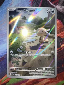 Pokemon Paldean Wooper 102/094 Phantasmal Flames Holo Illustration Rare 60HP - Image 1