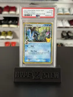 GRADED PSA 10 2021 Pokemon SWSH BSP Mimikyu-Holo Celebrations Collection #136 - Image 1