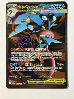 Pokemon Mega Greninja EX Chaos Rising 100/86 Ultra Rare Full Art Holo NM - Image 1