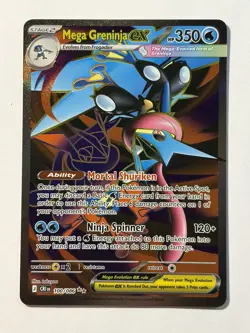 Pokemon Mega Greninja EX Chaos Rising 100/86 Ultra Rare Full Art Holo NM - Image 2