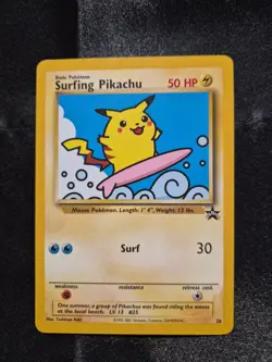 Pokemon Surfing Pikachu 28/53 Wotc Promo Regular - Image 1