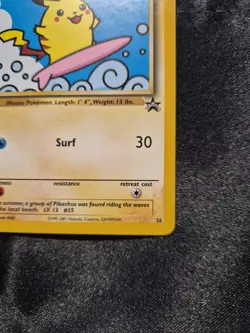 Pokemon Surfing Pikachu 28/53 Wotc Promo Regular - Image 4