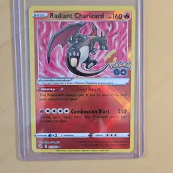 Pokemon Radiant Charizard 011/078 Pokemon GO Radiant Rare Holo 160HP - Image 1