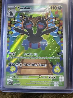 Zweilous 147/086, White Flare, Illustration Rare Full Art Holo, Pokemon TCG, NM - Image 1