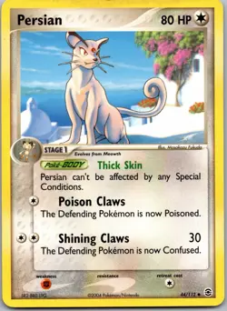 Persian 44/112 Pokemon FireRed & LeafGreen Regular - Image 1