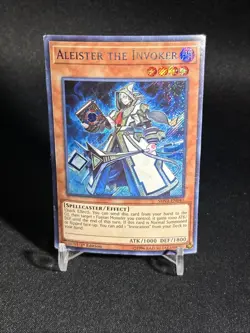 Aleister The Invoker SHVA-EN040 Secret NM Yugioh 1st Edition - Image 2