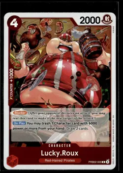 2025 One Piece - Premium Booster - The Best - Vol. 2 Lucky. Roux Character / - Image 1